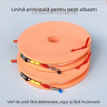 Linii principale cu set de mărgele pentru crap mari – ușoară, întărită, anti-încurcare; material: fir nylon; locații de pescuit: ferma de pește Heikeng, acumulare, baltă; specii țintă: grass carp, silver carp, bighead carp