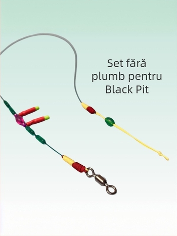 Set linie pescuit – mătase din nylon, 5,4 m, Black Pit, origine Huangchuan