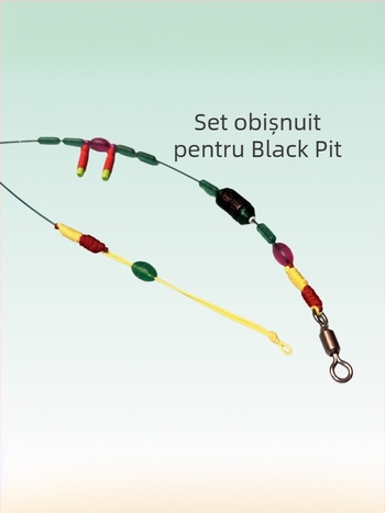 Set linie pescuit – mătase din nylon, 5,4 m, Black Pit, origine Huangchuan