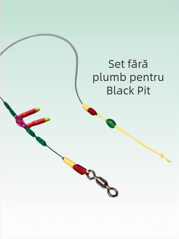 Set linie pescuit – mătase din nylon, 5,4 m, Black Pit, origine Huangchuan