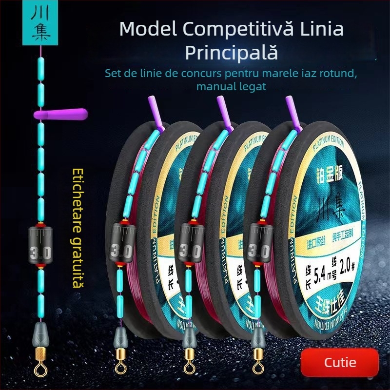 Chuanji Linia principală, Nailon, legată manual, set finisat