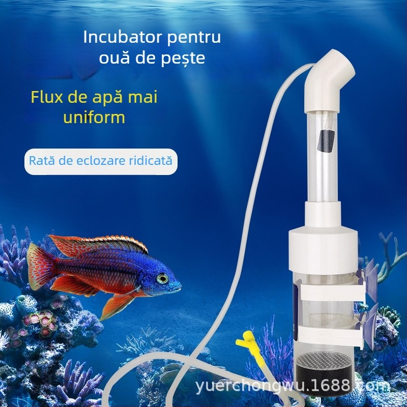 Incubator de ouă pentru pești pentru ciclide, design unic, acrilic, funcție de incubare, echipament pentru acvariu, marcă Yuer