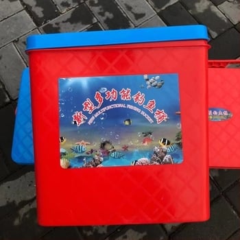 Material: plastic; găleată de pescuit îngroșată pentru șezut; Greutate: 50; Model: plastic thickened sit-on fishing bucket