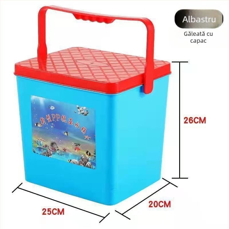 Material: plastic; găleată de pescuit îngroșată pentru șezut; Greutate: 50; Model: plastic thickened sit-on fishing bucket