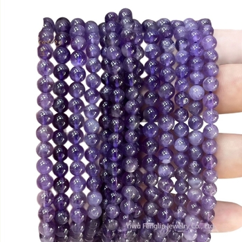 Accesorii pentru bijuterii DIY – mărgele din ametist natural, tăiere, șlefuire, lustruire, semi-fabricat