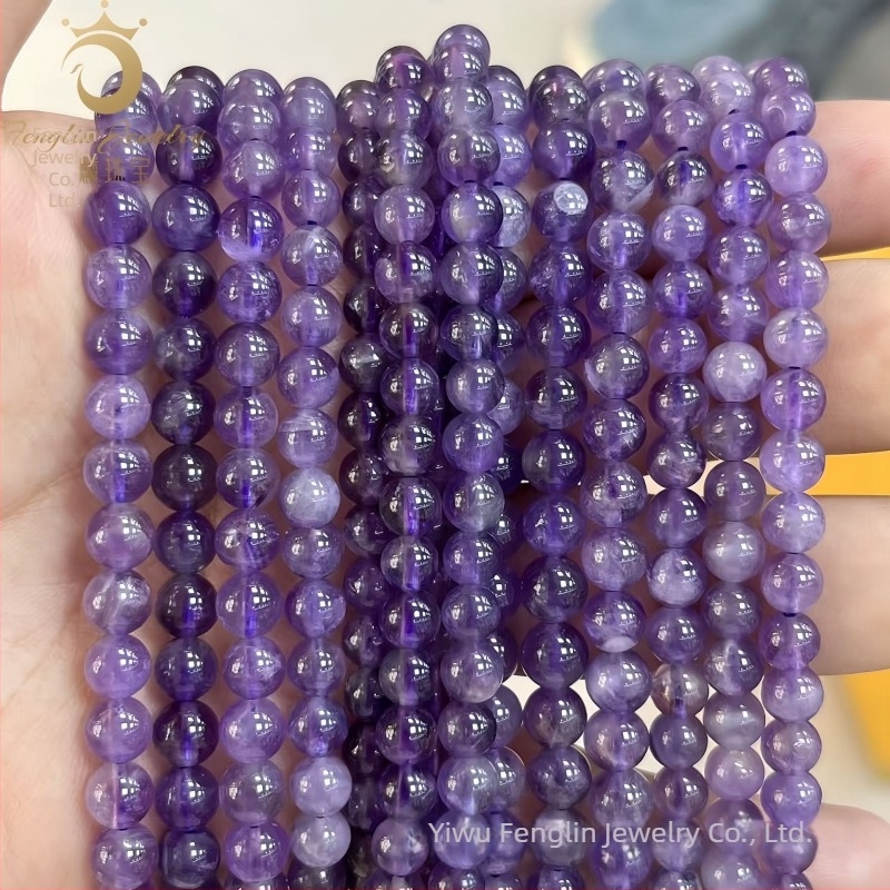 Accesorii pentru bijuterii DIY – mărgele din ametist natural, tăiere, șlefuire, lustruire, semi-fabricat