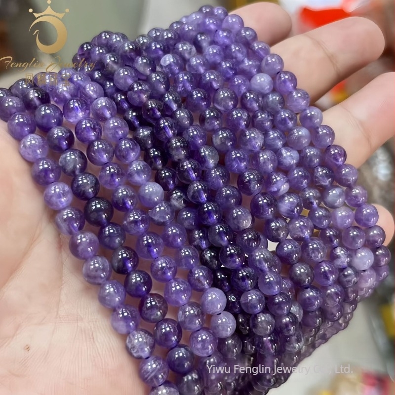 Accesorii pentru bijuterii DIY – mărgele din ametist natural, tăiere, șlefuire, lustruire, semi-fabricat