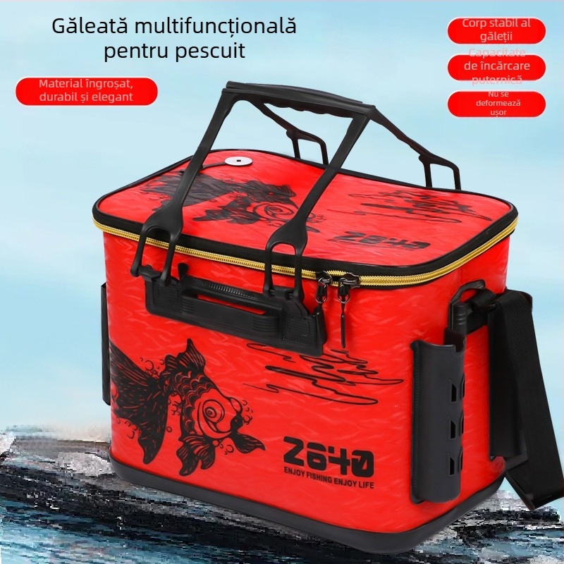 Cutie de pescuit multifuncțional pentru pescuit în mare – construcție EVA, greutate 800 g