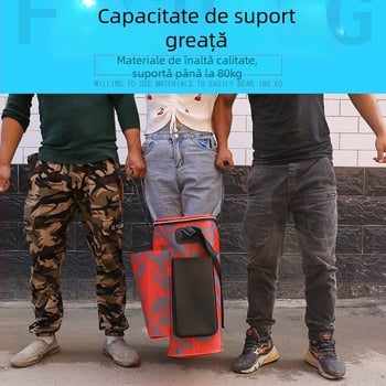 Găleată pentru pești vii cu geantă pliabilă pentru echipament — construcție EVA, design multifuncțional