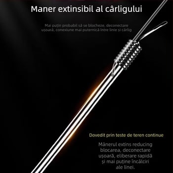 Set Waves cu cârlige duble pentru sub-linie, cu dinți, 200 bucăți pentru pescuit la crap