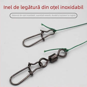 Bojiang set cârlige cu șnur pentru pescuit la lac – antiîncurcări, 100 bucăți