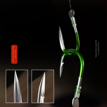 Cârlig de pescuit obișnuit, cu zimpi pentru pescuit în ocean, râu și lac