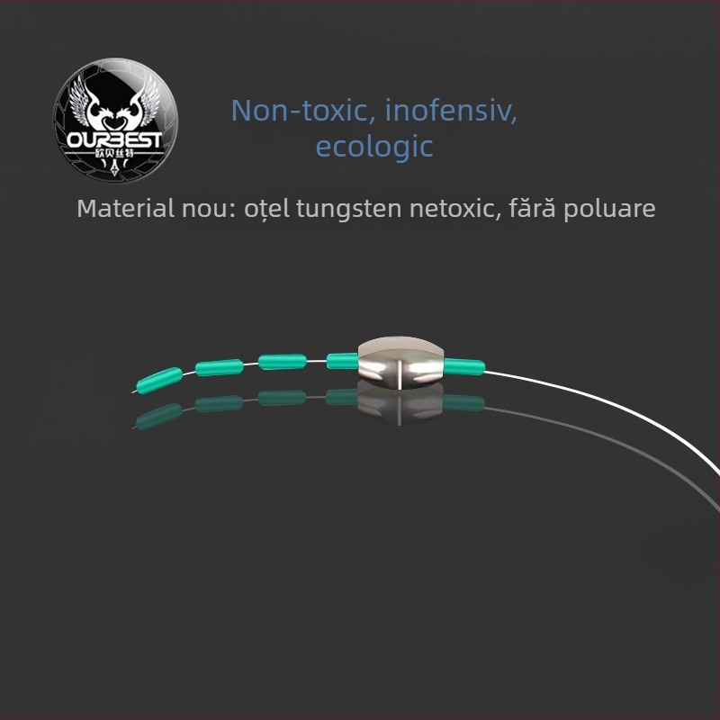 Set de greutăți pentru pescuit din oțel de înaltă densitate, greutăți cu cavitate internă reglabile, pentru pescuit marin
