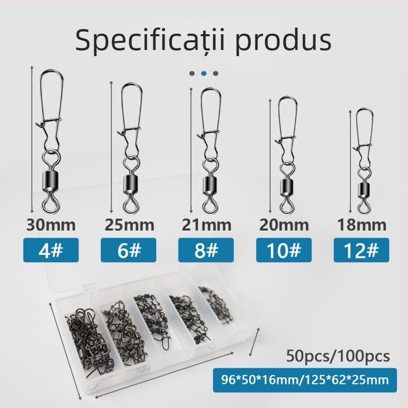 Set de pini cu îmbunătățire în stil american pentru echipament de pescuit marin