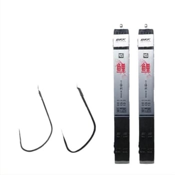 BKK cârlige dublu cu fir sub, Wolf Tooth – pescuit în lacuri, set complet, legături gata