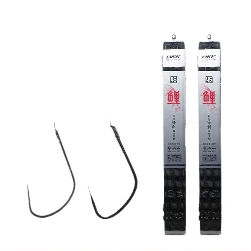 BKK cârlige dublu cu fir sub, Wolf Tooth – pescuit în lacuri, set complet, legături gata