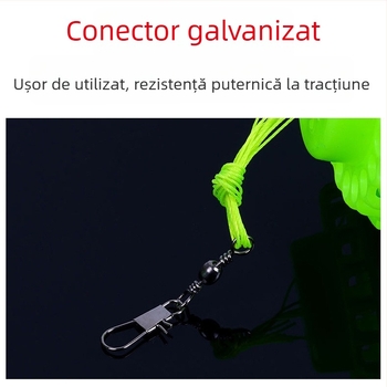 Kit de pescuit pentru crap argintiu și crap mare, cu plasă de pescuit, cârlig exploziv și cârlig iluminator tip Ise-Ni