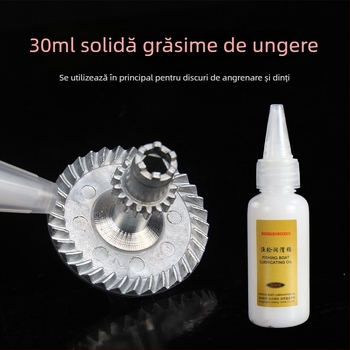 Kit de întreținere pentru tambur de pescuit – ulei și lubrifiant/grease pentru tambur de spinning, marcă East fishing owner, origine China, material: gumă, branduri private autorizate: Da