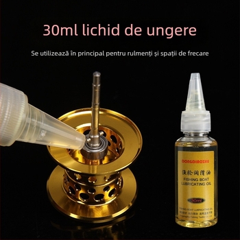 Kit de întreținere pentru tambur de pescuit – ulei și lubrifiant/grease pentru tambur de spinning, marcă East fishing owner, origine China, material: gumă, branduri private autorizate: Da