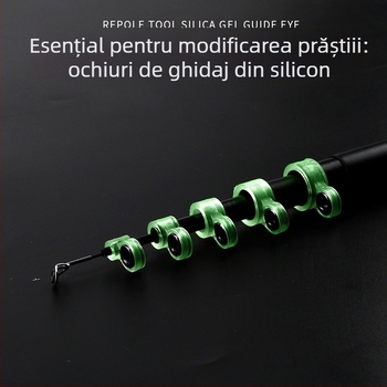 Inel de ghidaj pentru undiță de pescuit marin pentru aruncări la distanță, accesoriu DIY de modificare, Mu Huang, China