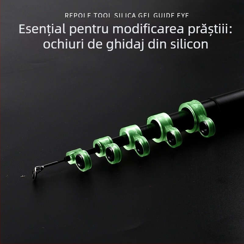 Inel de ghidaj pentru undiță de pescuit marin pentru aruncări la distanță, accesoriu DIY de modificare, Mu Huang, China