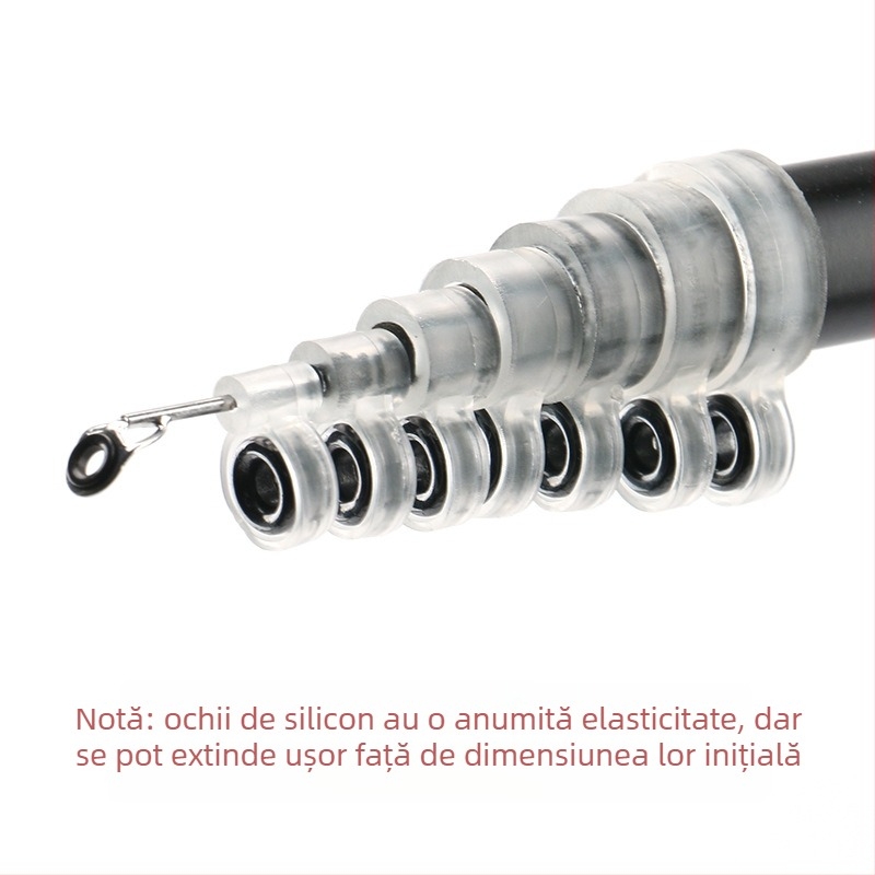 Inel de ghidaj pentru undiță de pescuit marin pentru aruncări la distanță, accesoriu DIY de modificare, Mu Huang, China