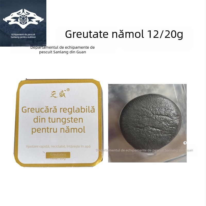 Set greutăți tungsten pentru pescuit la fund – cu mai multe piese