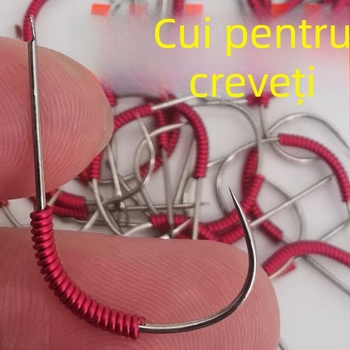 Set de cârlige pentru creveți cu cârlige simple și duble, cârlige obișnuite, Brand 1