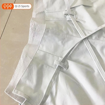 Costum karate pentru copii, canvas 10-12 oz, stil KATA, talie înaltă, broderie