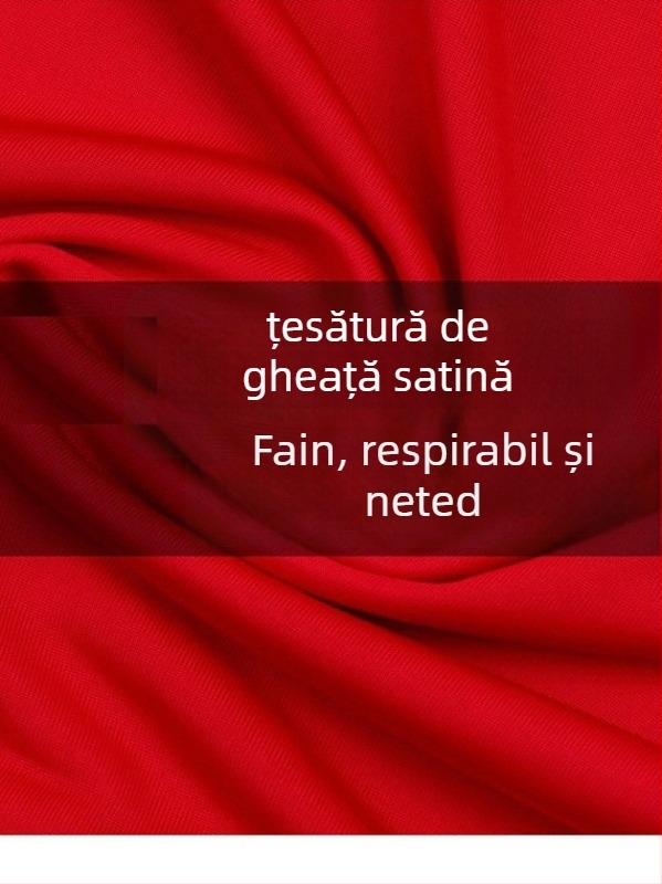 Pantaloni Tai Chi, unisex, material Ice Silk cu elastan, elasticitate ridicată, croială drapată