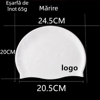 Șapcă de înot din silicon, impermeabilă, cu protecție pentru urechi, pentru adulți
