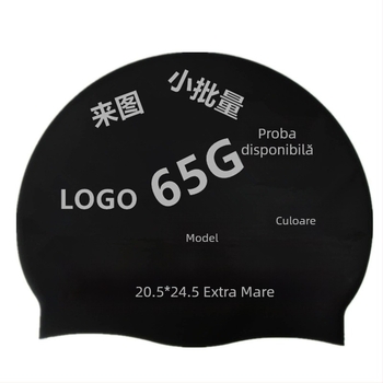 Șapcă de înot din silicon, impermeabilă, cu protecție pentru urechi, pentru adulți
