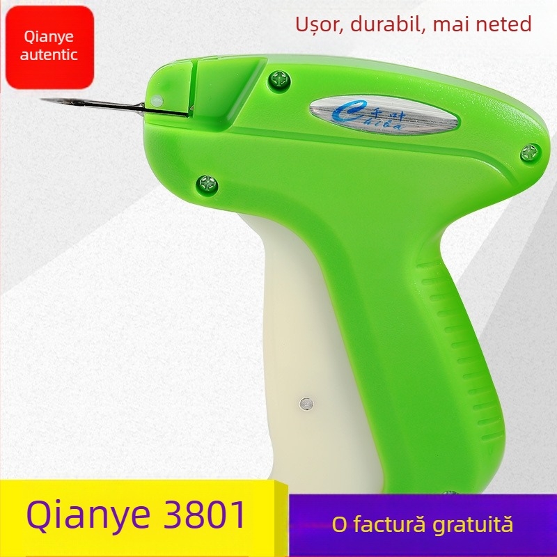 Pistol de etichete pentru îmbrăcăminte și accesorii — ABS plastic; potrivit pentru pantaloni, șosete, lenjerie, hanorace, eșarfe, genți și bagaje, bijuterii, costume de baie, jucării, haine, închizătoare la spate sutien și împachetare cadouri.