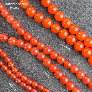 Mărgele de agat – naturale, tăiate și lustruite, componente DIY pentru bijuterii, origine Jinhua