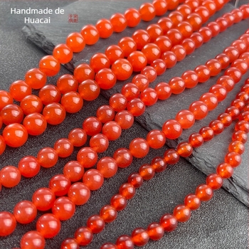 Mărgele de agat – naturale, tăiate și lustruite, componente DIY pentru bijuterii, origine Jinhua