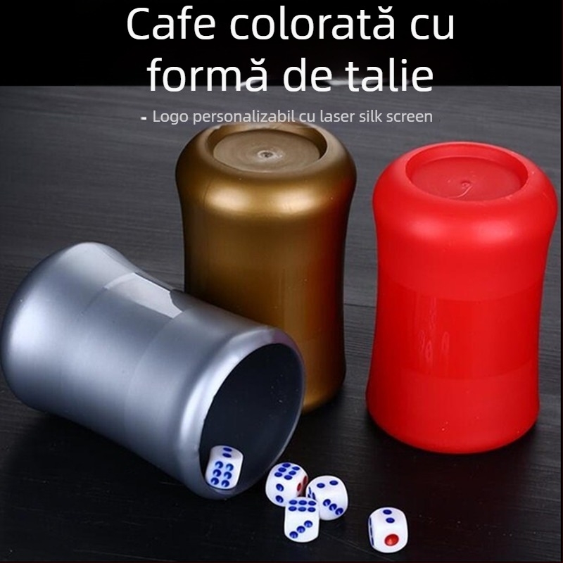 Set de cupe pentru zaruri din plastic | Material ABS; Brand Runwei; Origine Zhejiang; Potrivit pentru baruri, KTV și jocuri cu cărți; Ambalare: 100 buc