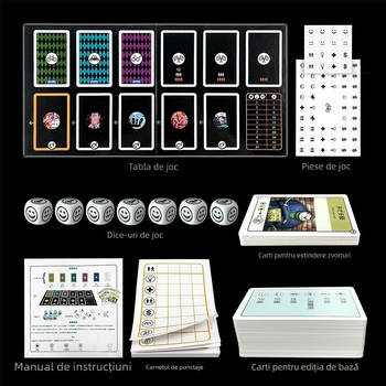 Cardă pentru joc de societate — hârtie, cutie color, distracție pentru petreceri, vârsta 15–35, brand One hundred travels