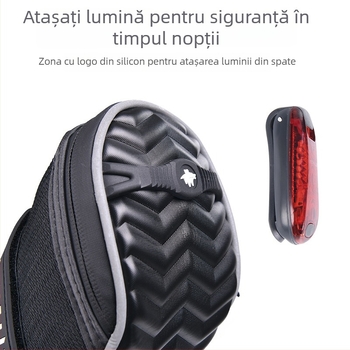 Geantă pentru bicicletă cu husă dură pentru depozitare, Model W002, Capacitate 0,5 L, Poliester