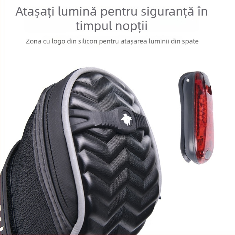 Geantă pentru bicicletă cu husă dură pentru depozitare, Model W002, Capacitate 0,5 L, Poliester