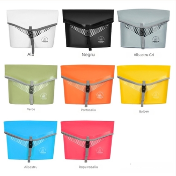 Sac frontal de depozitare pentru biciclete, material PVC plasă, capacitate 9L, model 1623, cu căptușeală