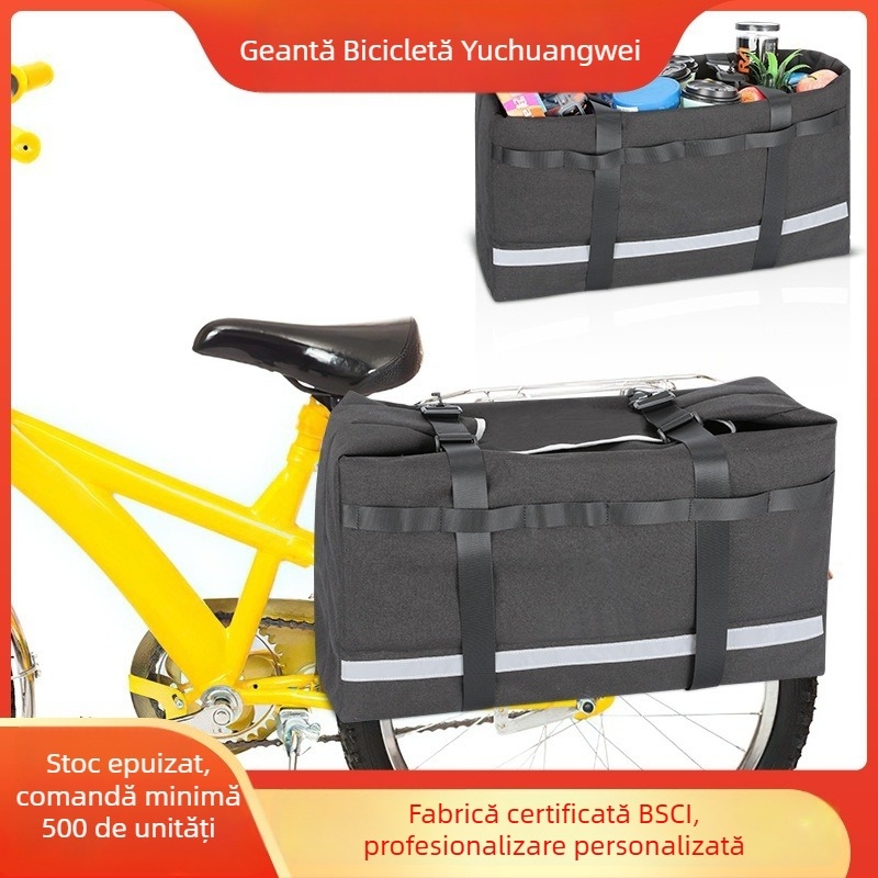 Geantă pentru bicicletă pentru portbagaj, model GJ52397, capacitate mare, din material Oxford, pentru depozitare