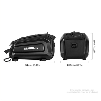 Geantă de spate pentru bicicletă, PU piele, model Ya693, capacitate 9–10 l, marcă Rzahuahu