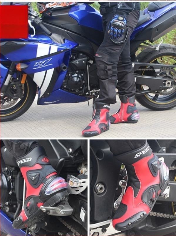 RidingTribe Pantofi pentru motocicletă - respirabili, antiderapant, rezistenți la uzură, rezistenți la impact
