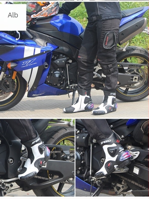 RidingTribe Pantofi pentru motocicletă - respirabili, antiderapant, rezistenți la uzură, rezistenți la impact