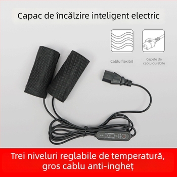 Mănuși încălzite pentru ghidon de vehicul electric, alimentare USB, Nylon, Unisex, Adulți