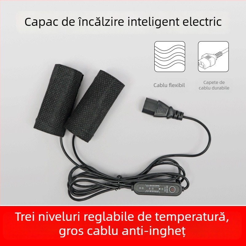 Mănuși încălzite pentru ghidon de vehicul electric, alimentare USB, Nylon, Unisex, Adulți