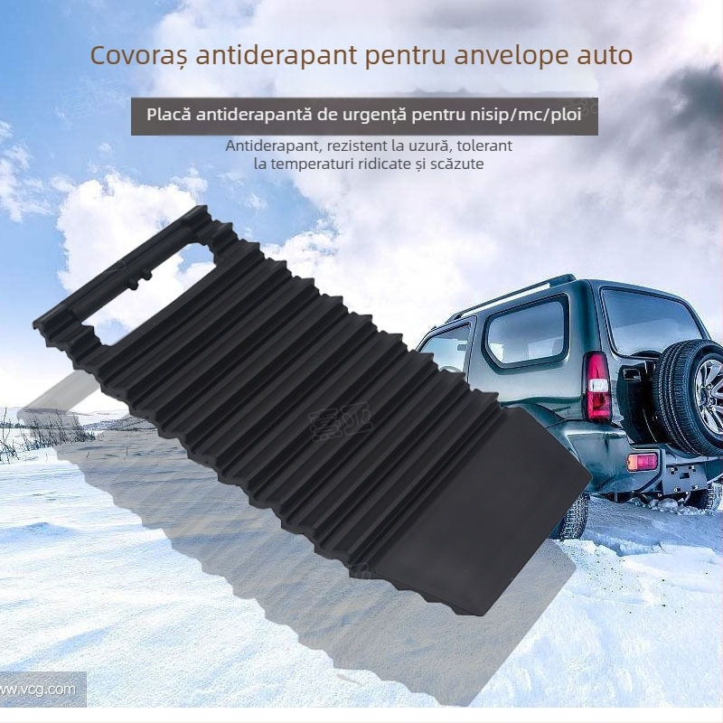 Xiya PP placă de dezăpezire pentru mașină – auto-salvare și anti-derapare, covoraș pentru anvelope