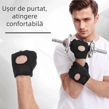 antuose Mănuși sportive pentru femei – Antiderapante, din cauciuc/plastic