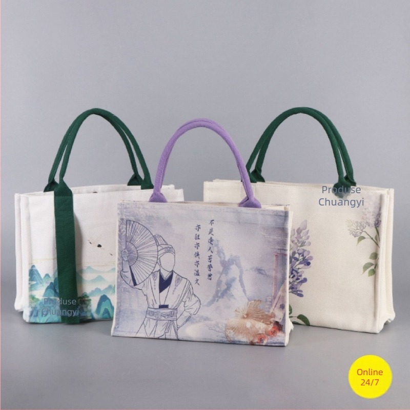 Geantă tote din pânză cu șnururi personalizate, imprimare logo accelerată, producție personalizată (comandă minimă 300; toleranță 0,5–2 cm)