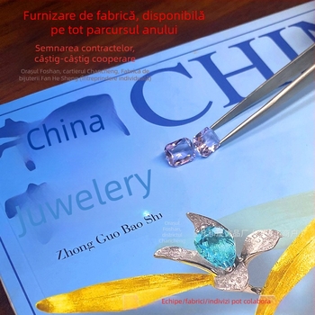 Set de bijuterii - Material cristal, producție semi-mechanică și semi-artizanală, OEM și personalizare, 10 mașini de prelucrare, capacitate zilnică 100, prelucrare a materialelor furnizate disponibilă